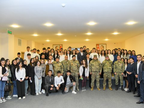 BMU-da Vətən müharibəsi qaziləri ilə görüş