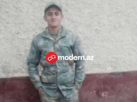 İntihar edən hərbçimizin FOTOSU