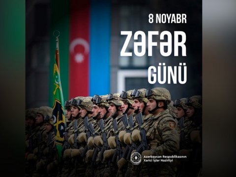 XİN-dən təbrik paylaşımı