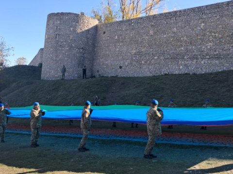 Şuşada Zəfər yürüşü keçirilib - FOTOLAR