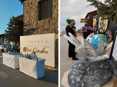 Tullantıdan sənətə: Abşeron Milli Parkında növbəti ekoloji tədbir