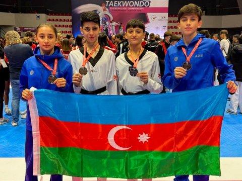 İdmançılarımızdan Avropa birinciliyində&nbsp;4 MEDAL