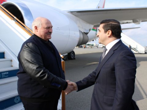 Lukaşenko Azərbaycanda səfərdədir - FOTO