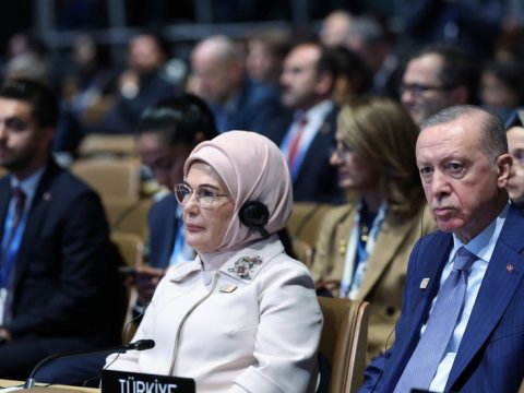 Əminə Ərdoğan Bakı səfərindən maraqlı paylaşım etdi - VİDEO