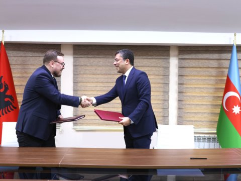 Azərbaycanla Albaniya media sahəsində əməkdaşlıq edəcək - FOTOLAR