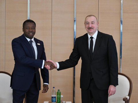 İlham Əliyev Toqo Prezidenti ilə görüşdü - FOTO