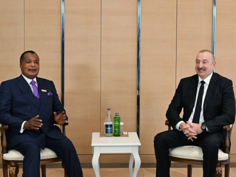 İlham Əliyev Konqo Prezidenti ilə danışıqlar apardı