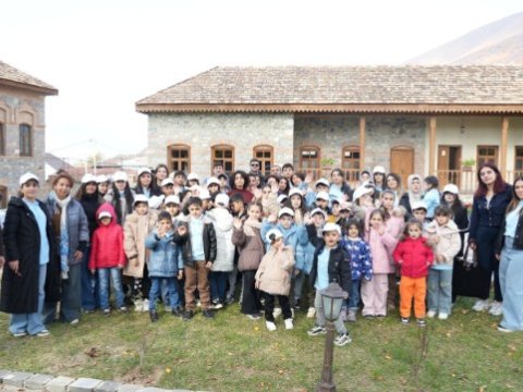 Şəhid övladları Şəkidə toplaşdılar - FOTOLAR