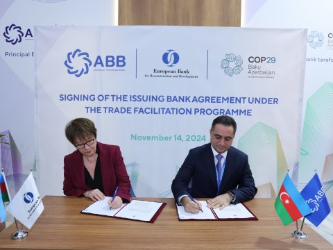 ABB ilə Avropa Yenidənqurma və İnkişaf Bankı arasında 50&nbsp;milyon dollarlıq anlaşma imzalandı!