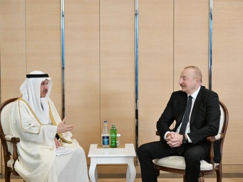 İlham Əliyev İslam İnkişaf Bankının prezidenti ilə görüşdü&nbsp;- FOTOLAR