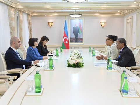 Spiker Millətlər Birliyinin Baş katibi ilə görüşüb