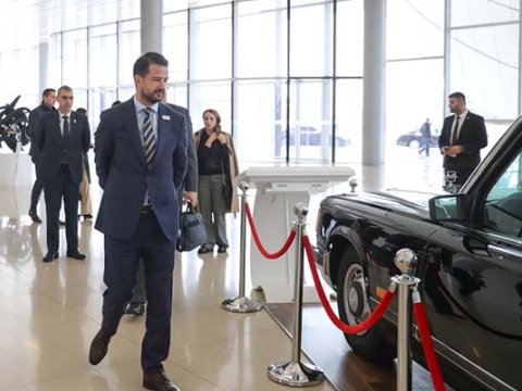 Monteneqro Prezidenti Heydər Əliyev Mərkəzində - FOTOLAR