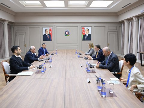 Əli Əsədov Ştaynerlə görüşüb