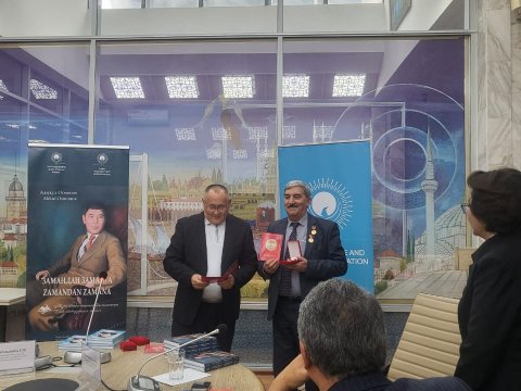 "Zamandan zamana" kitabı Bişkekdə təqdim edildi - FOTO