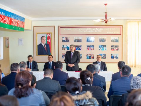 Salyanda&nbsp;Dayıkənd kəndinin&nbsp;sakinləri ilə görüş - FOTO