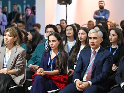 Leyla Əliyeva film təqdimatında&nbsp;