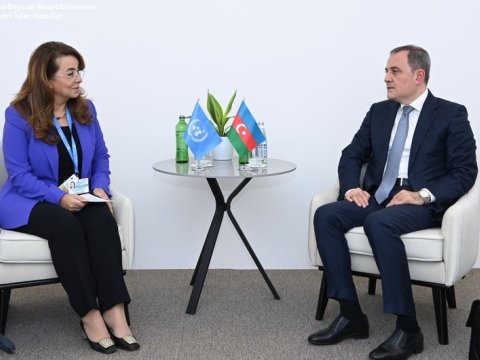 Nazir BMT rəsmisi ilə vacib danışıqlar apardı