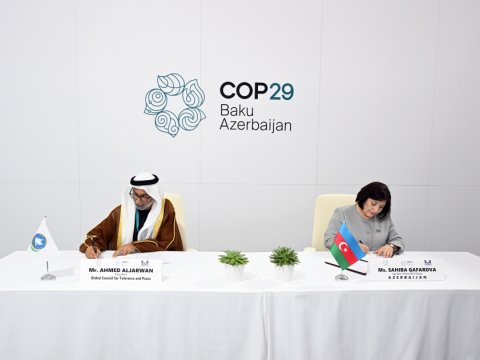 Milli Məclislə Beynəlxalq Parlament Memorandum imzaladı