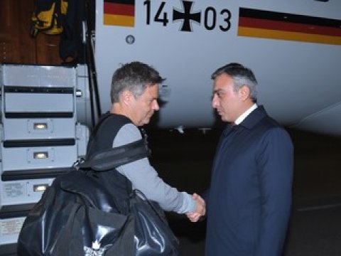 Almaniyanın vitse-kansleri Azərbaycana gəldi