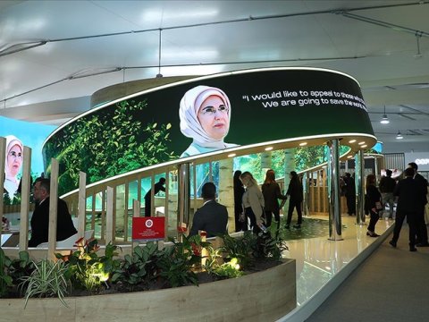 Türkiyənin COP29-dakı pavilyonu xüsusi diqqət çəkir - FOTOLAR