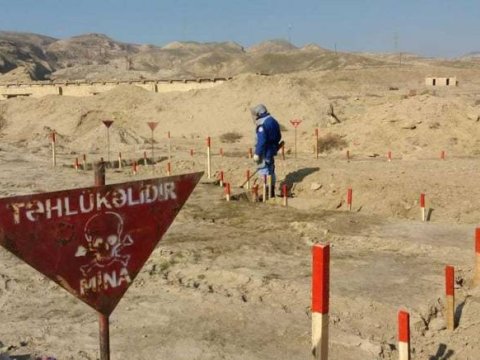 Azad edilmiş ərazilərdə daha 155 mina zərərsizləşdirilib