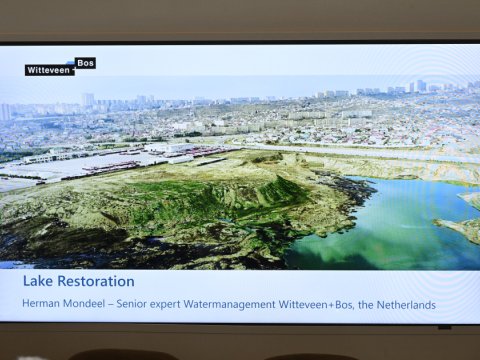 Abşeron göllərinin bərpası müzakirə olunub - FOTO