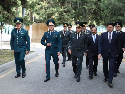 Hərbi prokuror DSX-nin hərbi qulluqçuları ilə görüşdü - FOTO