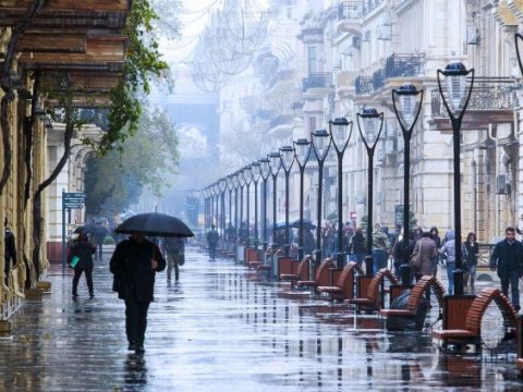 Bakıya az yağış, rayonlara qar yağacaq&nbsp;- Günün havası