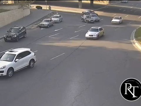 Bakıda baş verən qəzanın ANBAAN GÖRÜNTÜLƏRİ