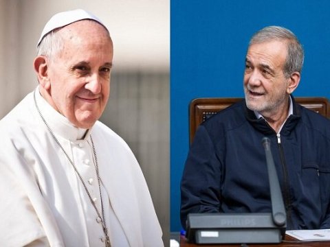 Pezeşkian Roma Papasına çağırış etdi