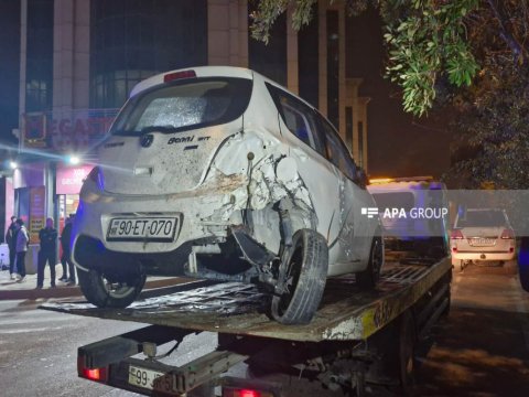 Bakıda dəhşət: 7 maşın toqquşdu - Hadisə yerindən GÖRÜNTÜLƏR