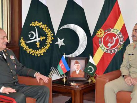 Kərim Vəliyev Pakistanın generalı ilə MÜZAKİRƏ APARDI