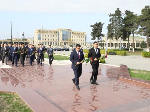 Neftçalada YAP-ın 32-ci ildönümü qeyd edildi - FOTO