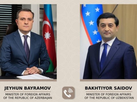 Ceyhun Bayramov həmkarı ilə danışıqlar apardı&nbsp;