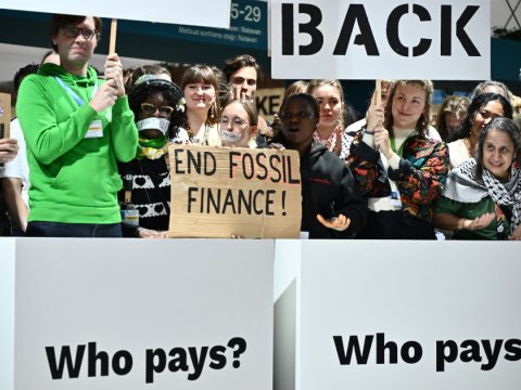 COP29-da aksiya keçirildi:&nbsp;&ldquo;Ya ödə, ya sus!&rdquo; - FOTOLAR