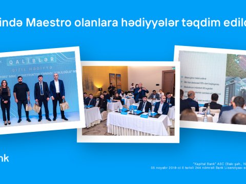 Biznesində Maestro olanlara hədiyyələr təqdim edildi