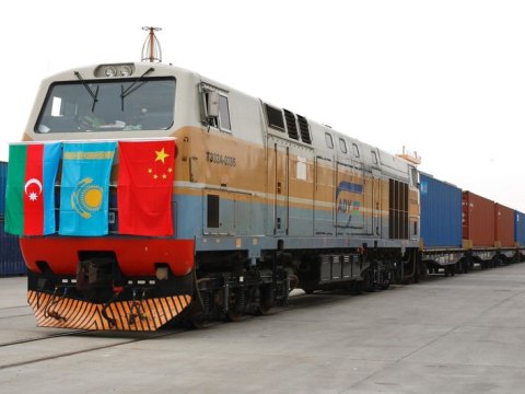 Bakıdan Çinə dəmiryolu ilə ilk ixrac qatarı