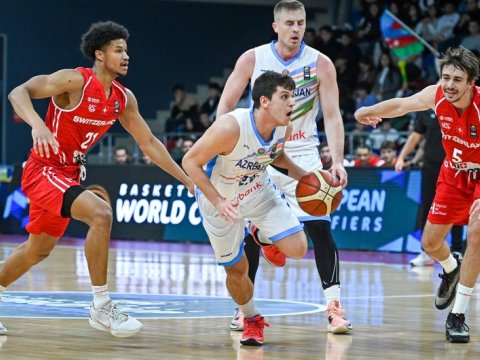 Basketbol millimiz&nbsp;İsveçrəyə uduzdu