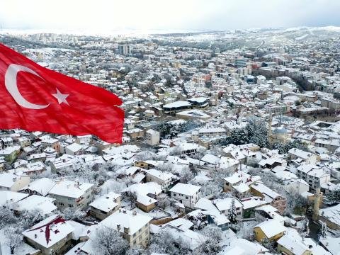 Qar həyatı iflic etdi - İstanbuldan SON GÖRÜNTÜLƏR