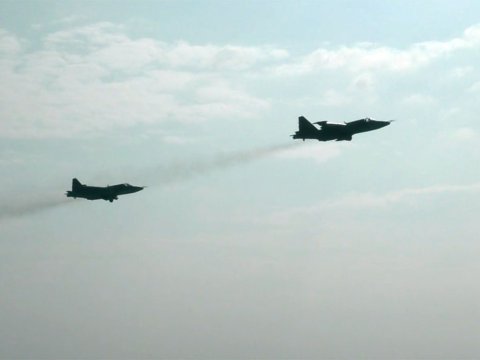 Azərbaycanın qırıcı təyyarələri havaya qaldırıldı&nbsp;- VİDEO