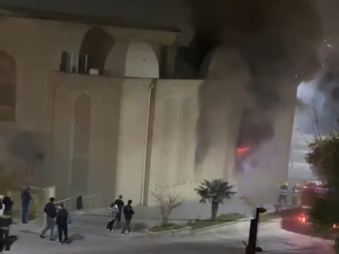 "Bəy hamamı"nda YANĞIN - YENİLƏNİB