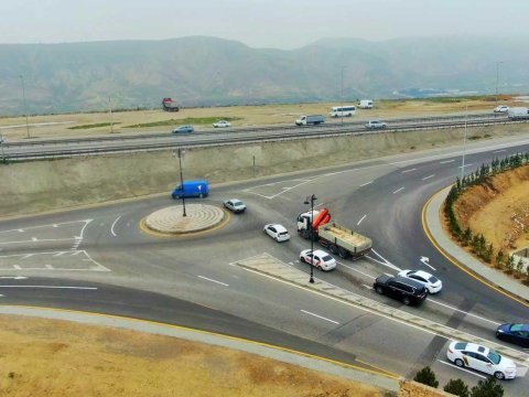 Bakıda Dairəvi yola giriş-çıxış genişləndirilir - VİDEO