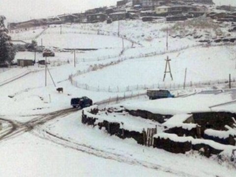 Bəzi ərazilərə qar yağır - FAKTİKİ HAVA