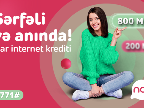 &ldquo;Nar&rdquo; abunəçiləri üçün &ldquo;İnternet Kredit&rdquo; xidmətini təqdim etdi