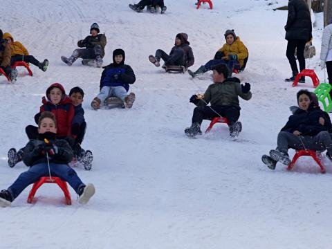 Türkiyədə qarın hündürlüyü 1 metrə çatdı - VİDEO