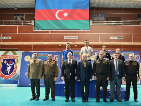 FHN-in qurumları arasında sərbəst güləş çempionatına yekun vurulub - FOTO