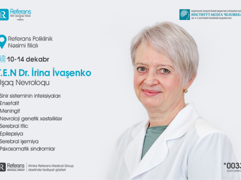 Dünyaca məşhur uşaq nevroloqu növbəti dəfə Bakıda pasiyentləri qəbul edəcək&nbsp;&nbsp;