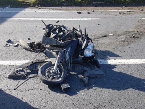 Motosiklet "Opel"lə toqquşdu&nbsp;- Ölənlər var