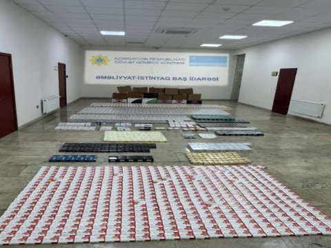 Külli miqdarda aksiz markasız siqaret aşkar edildi