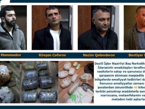 Narkotiklərlə Mübarizə İdarəsindən əməliyyat:&nbsp;Saxlanılanlar var